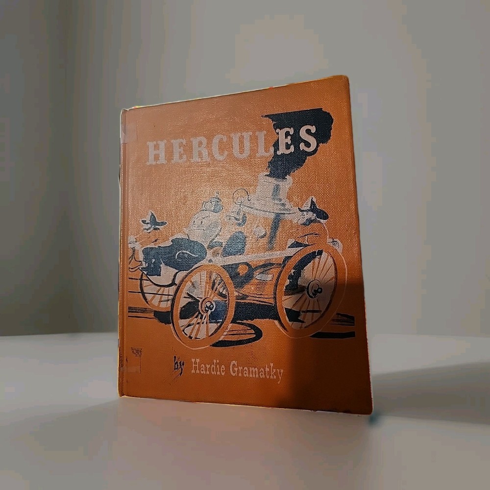Hercules by Hardie Gramatky 1940 Hardcover Book Vintage Children's Story USED