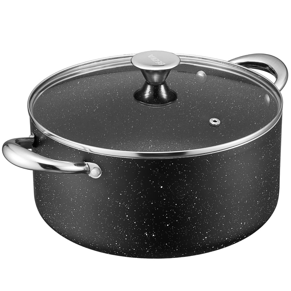 6 Quart Cooking Pot with Lid, Nonstick Stock Pot/Stockpot w/ Lid, Induction Pot