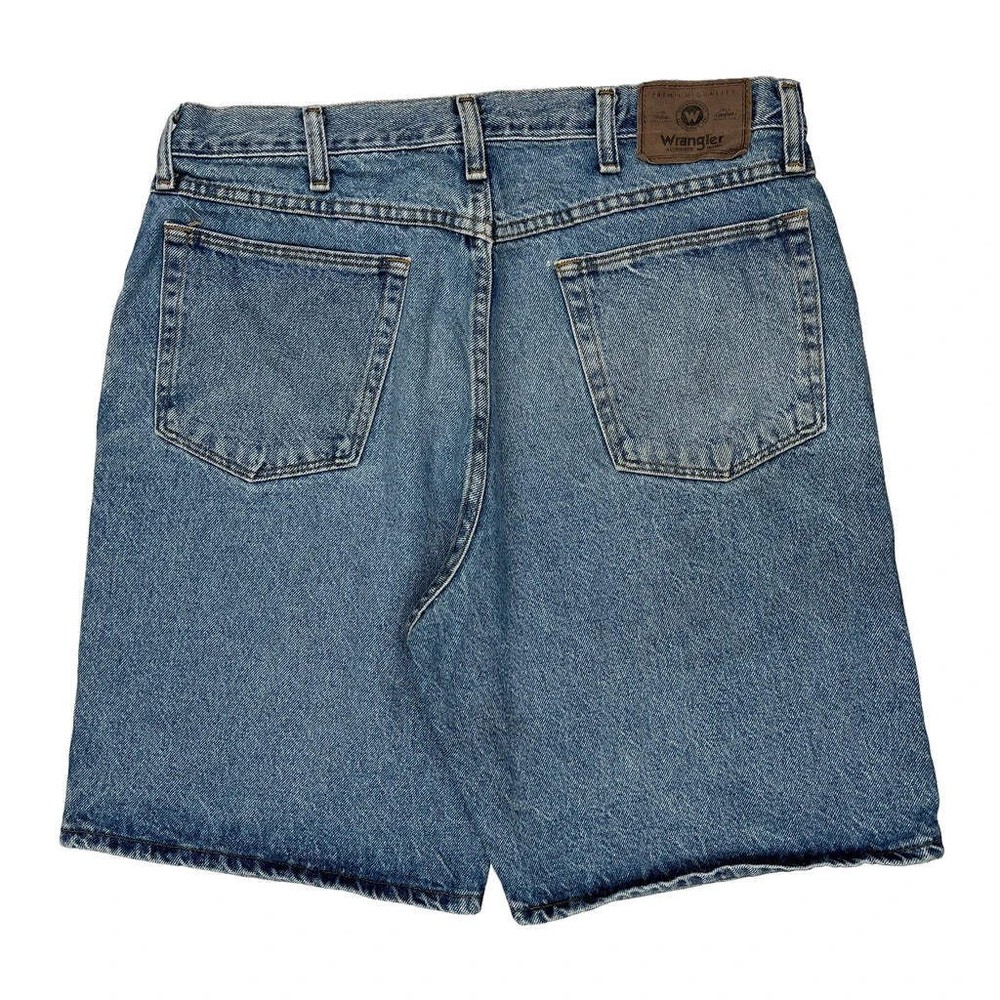 Wrangler Denim Shorts - 34W 9L Blue Cotton