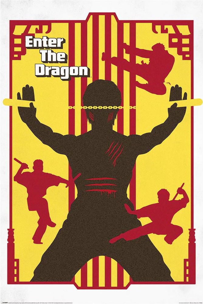 Poster Studio B - Bruce Lee Enter the Dragon Classic Movie 24x36