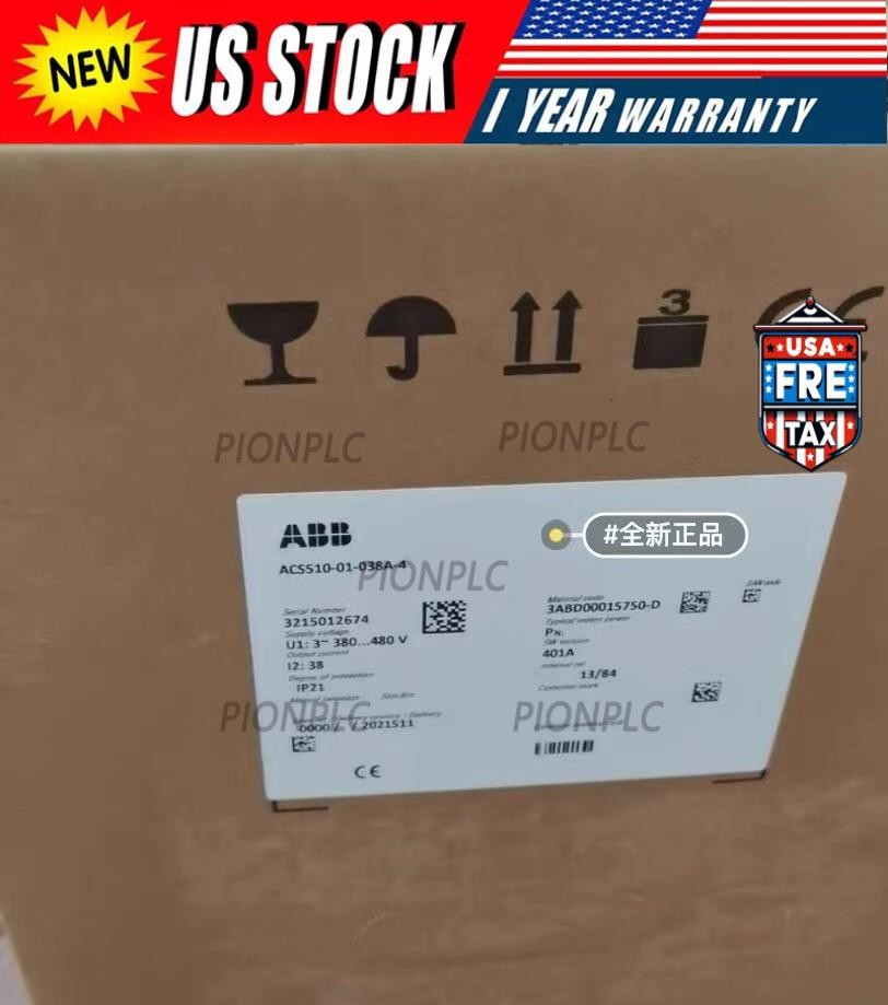 1pc ABB ACS510-01-038A-4 frequency converter 18.5KW No Keypad