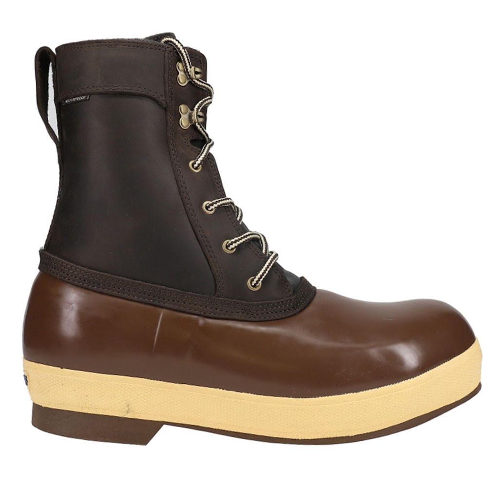 Xtratuf Legacy Lace 8 Inch Waterproof Duck Boots for Men in Brown LLM8-900