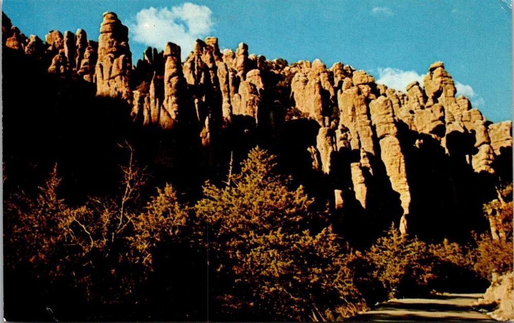 Chiricahua National Monument Arizona Postcard with Color Photo