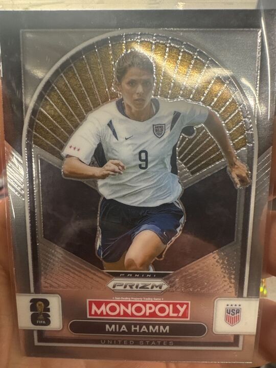 Mia Hamm 2026 Panini Prizm Monopoly FIFA World Cup #91 base USWNT