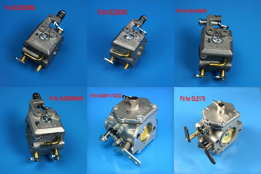 1PC Carburetor for DLE20/20RA/30/35RA/40/60/55/55RA/61/85/111/120/222/170 Engine