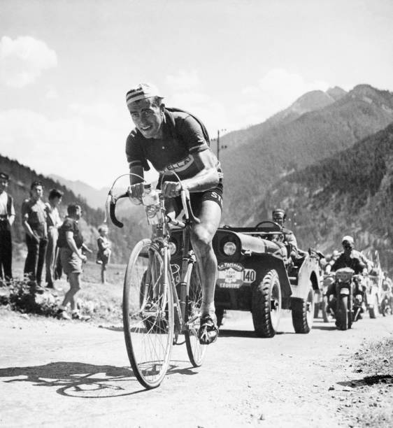 French Road & Track Cyclist Louison Bobet C1950s 6 Old Cycling Photo