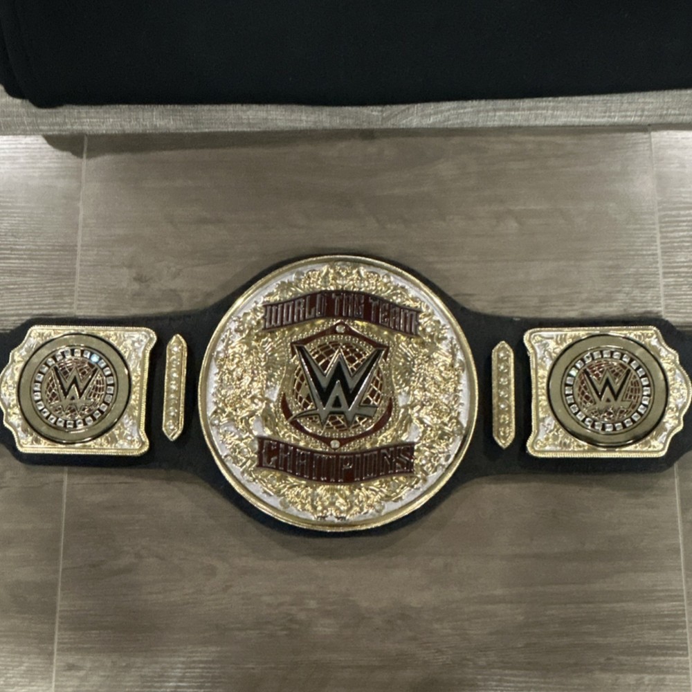 WWE RAW World Tag Team Championship Replica Belt 6 mm plates