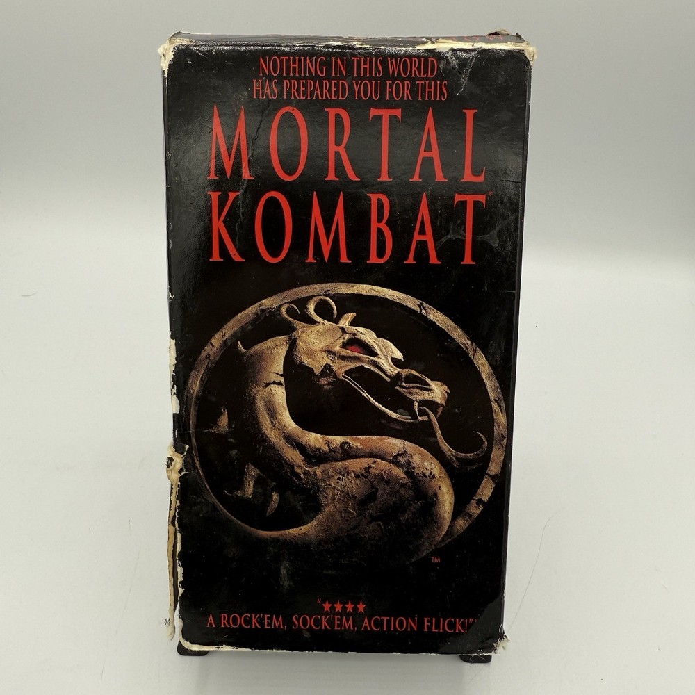 Mortal Kombat (VHS, 1995) Christopher Lambert Talisa Soto Bridgette Wilson Retro