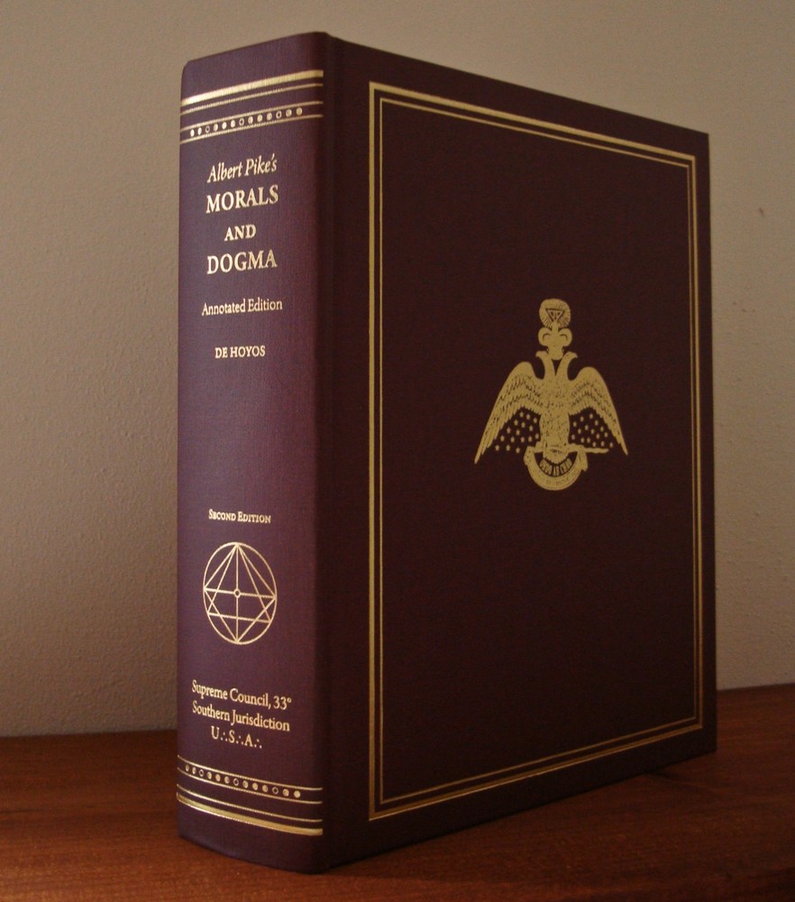 MORALS & DOGMA by Albert Pike   ~ HARDCOVER / RARE FREEMASON OCCULT KABBALAH
