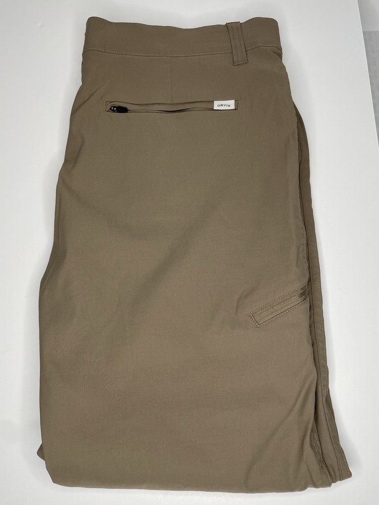 Orvis Pants Mens 38x30 Brown Casual Outdoors Walking Camping Hiking Travel