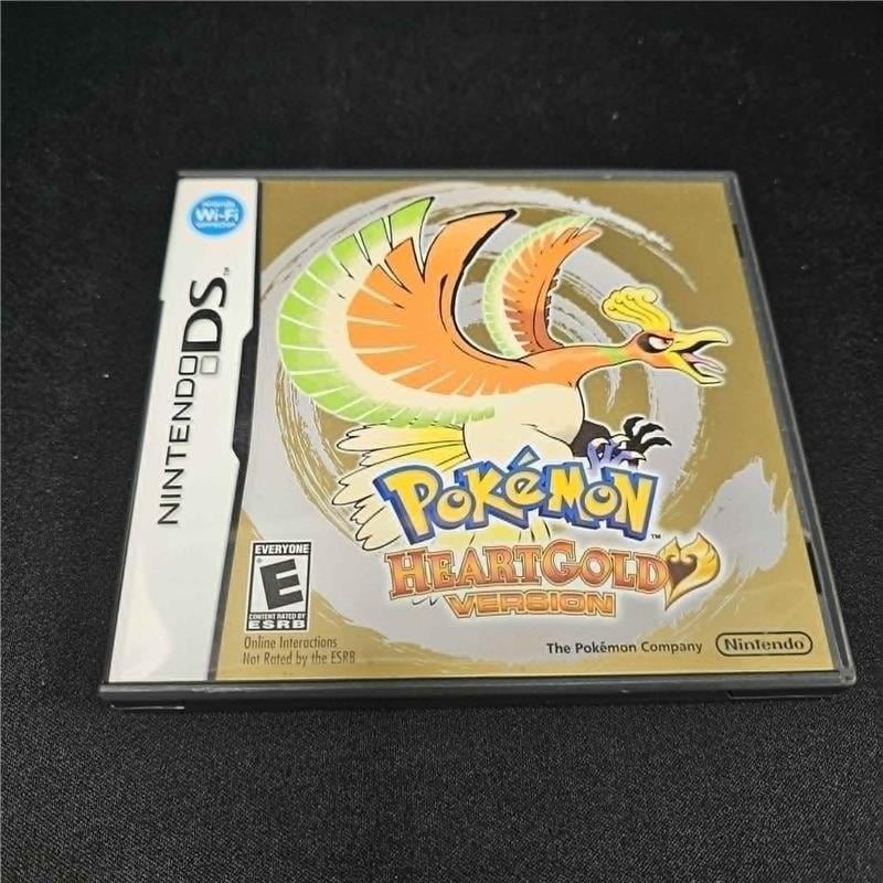 Pokemon: HeartGold Nintendo DS Complete In Box w/ Manual Inserts TESTED WORKING