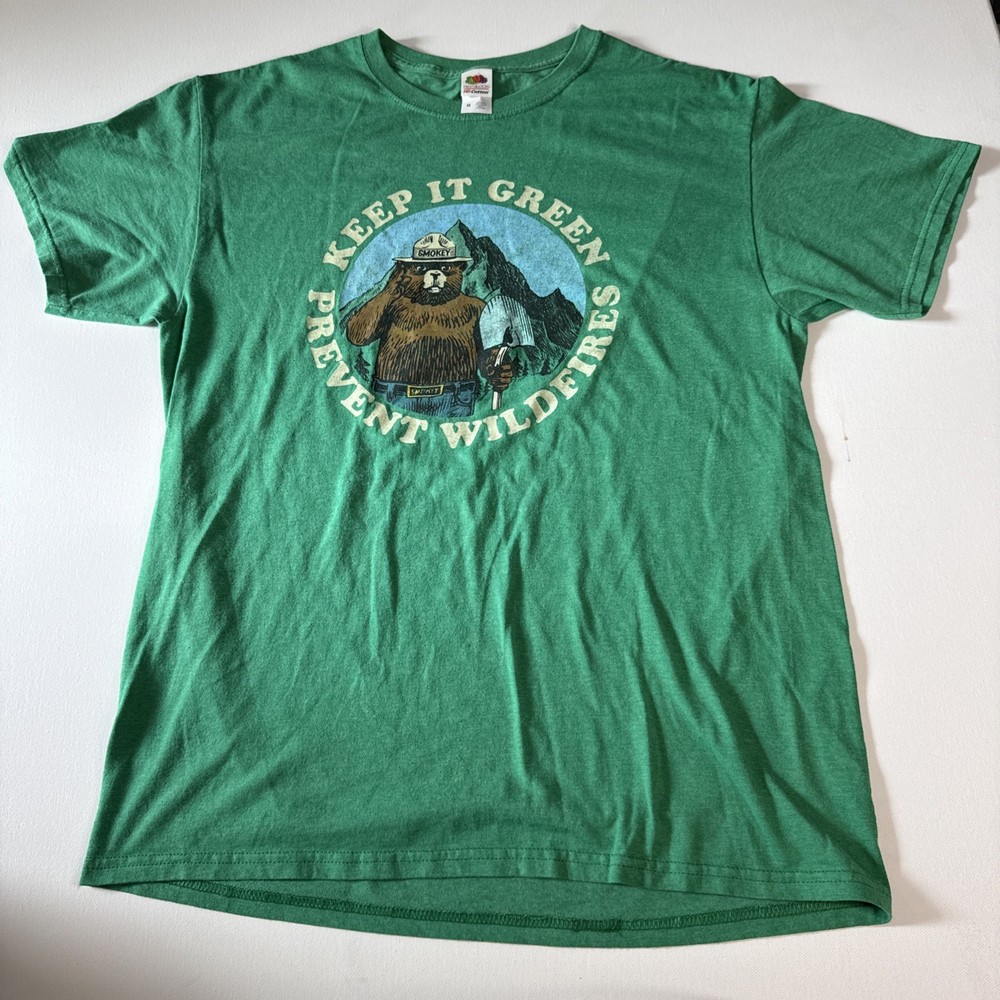 smokey the bear t shirt men’s M