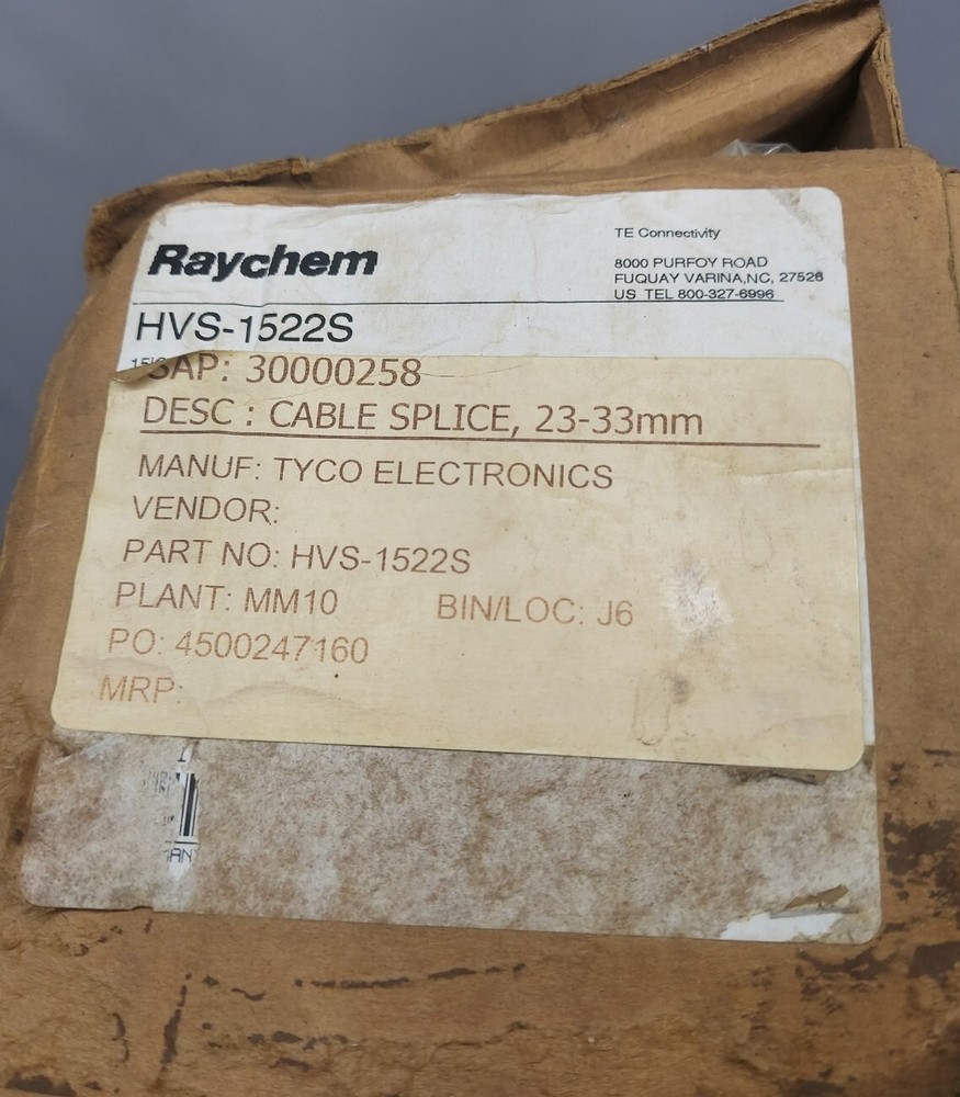 New Raychem Hvs-1522S Cable Splice 23-33Mm Germany