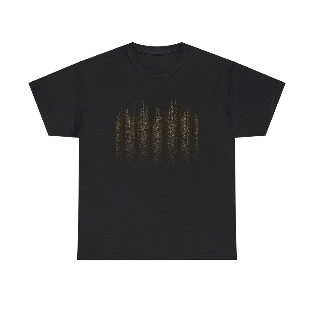 Elegant Abstract Golden Glitter Graphic T-Shirt - cool minimalist stylish luxury