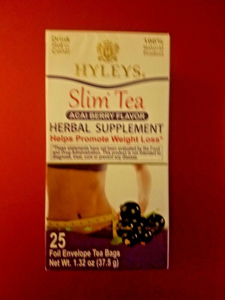 HYLEYS ACAI BERRY FLAVOR HERBAL SUPPLEMENT HELPS PROMOTE WEIGHT LOSS(25 BAGS)-image