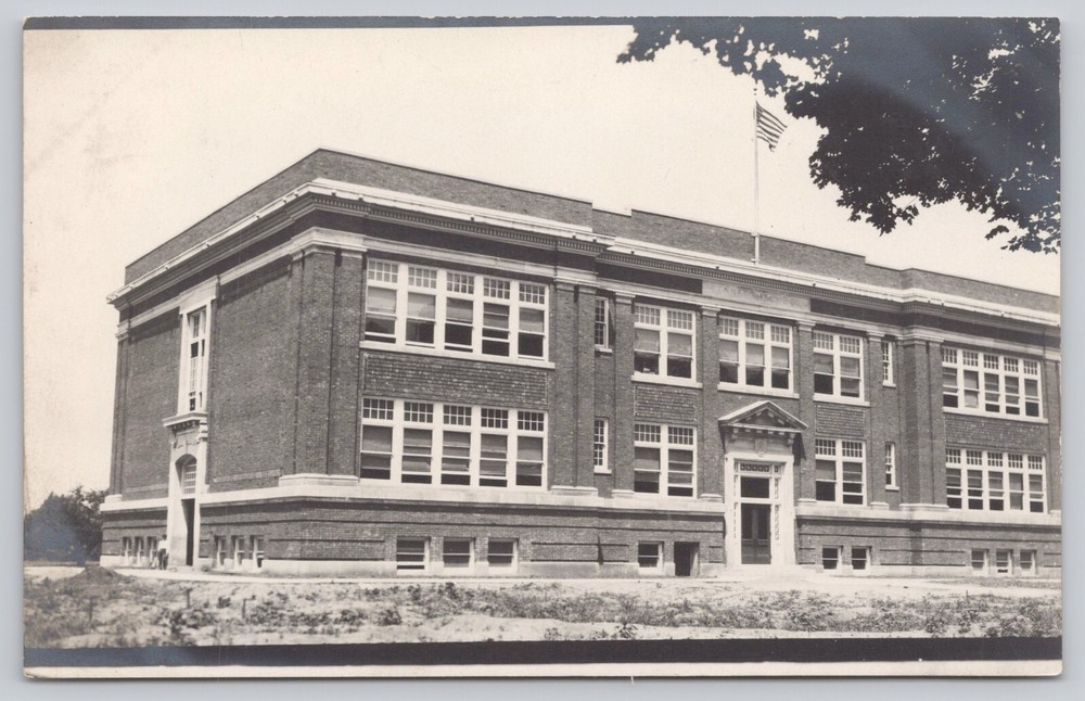 Uhrichsville Ohio Uhrichsville High School Divided Back Postcard Unposted
