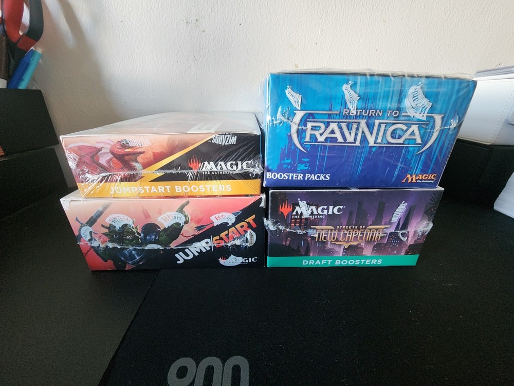 Magic: The Gathering Sealed LOT 4 Booster Boxes JumpStart Ravnica Capenna Domina