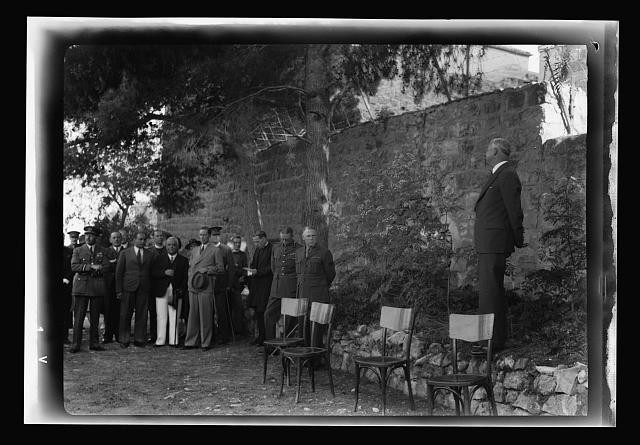 Photo:Jerusalem Palestine 1940 YMCA Hostel H.M. Forces Men Group Photo