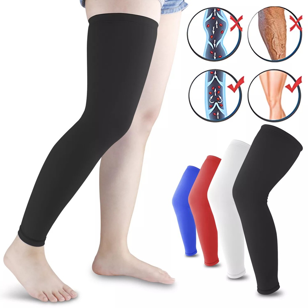 Compression Sleeve Socks for Men & Women – Calf & Knee Support for Varicose Veins & Running