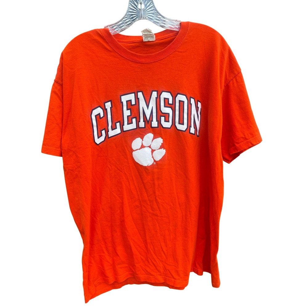 Clemson Tigers NCAA Graphic T-Shirt Orange Mens XL Short Sleeve