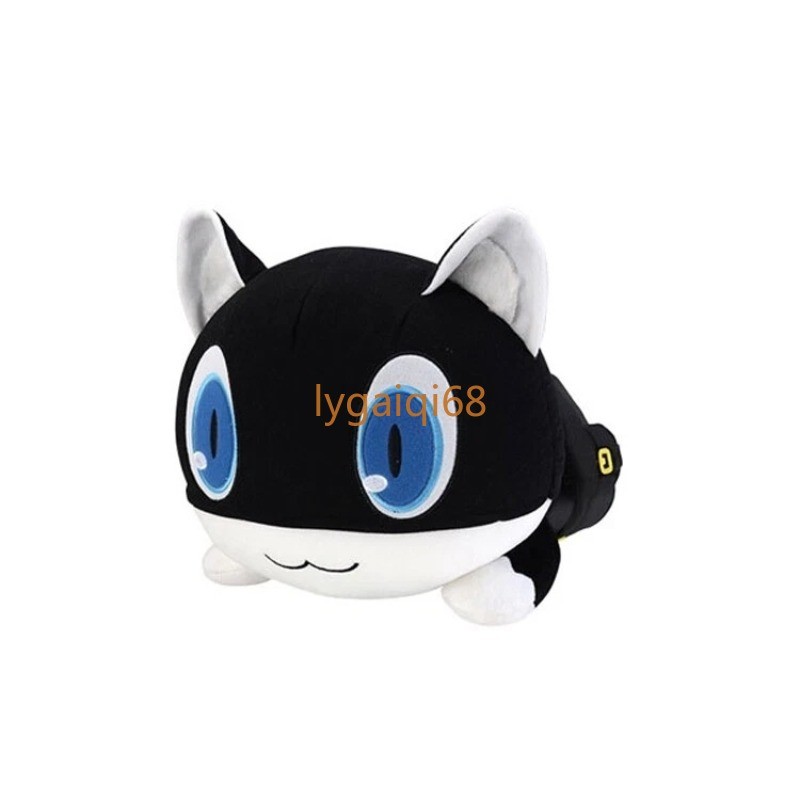 Persona 5 Morgana Mona Plush Doll Black Cat Toy Soft Stuffed Pillow Gift 15.7''
