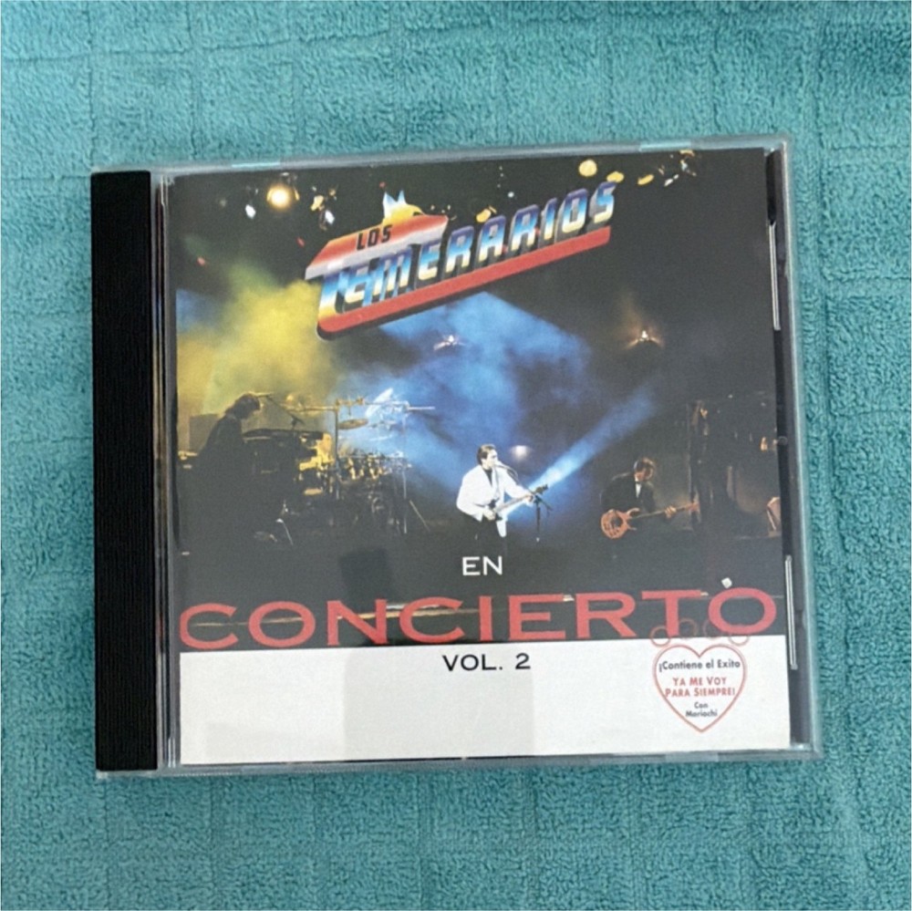 Los Temerarios En Concierto Vol. 2 CD Album Latin Fonovisa Jewel Case 1997
