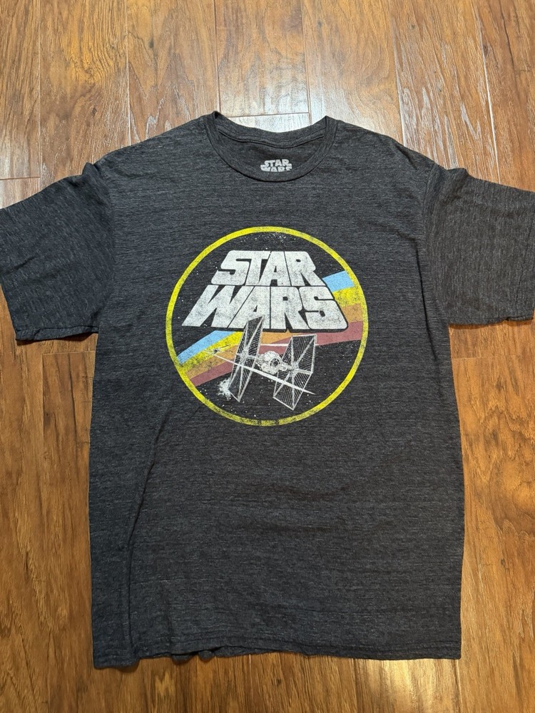 Star Wars tie fighters Black short sleeved Graphic T-Shirt Men's/Unisex Large