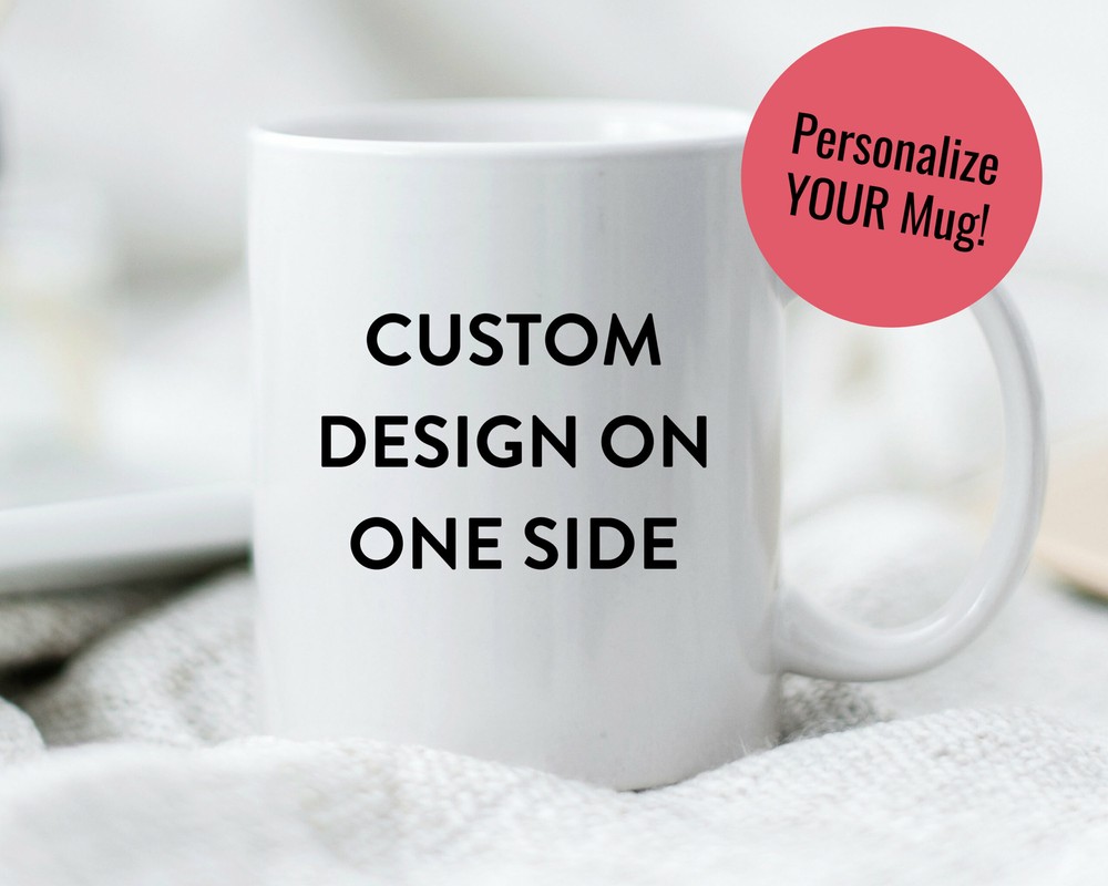 Backside Personalization Custom Back Of Mug Design Add Text Or Customization To