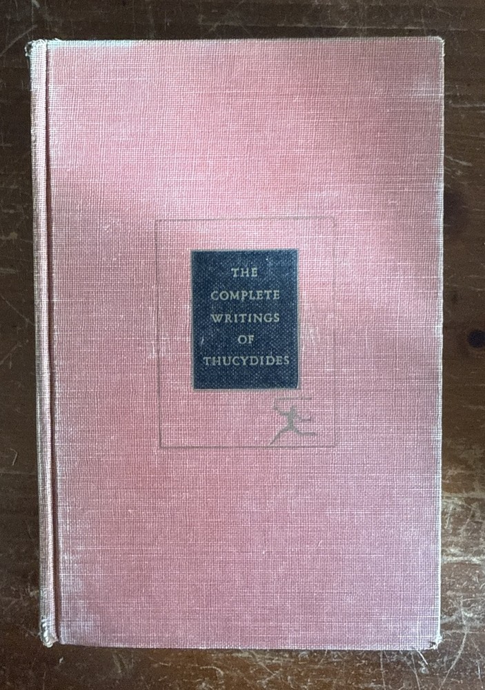 The Complete Writings of Thucydides by Modern Library 1951 Hardcover
