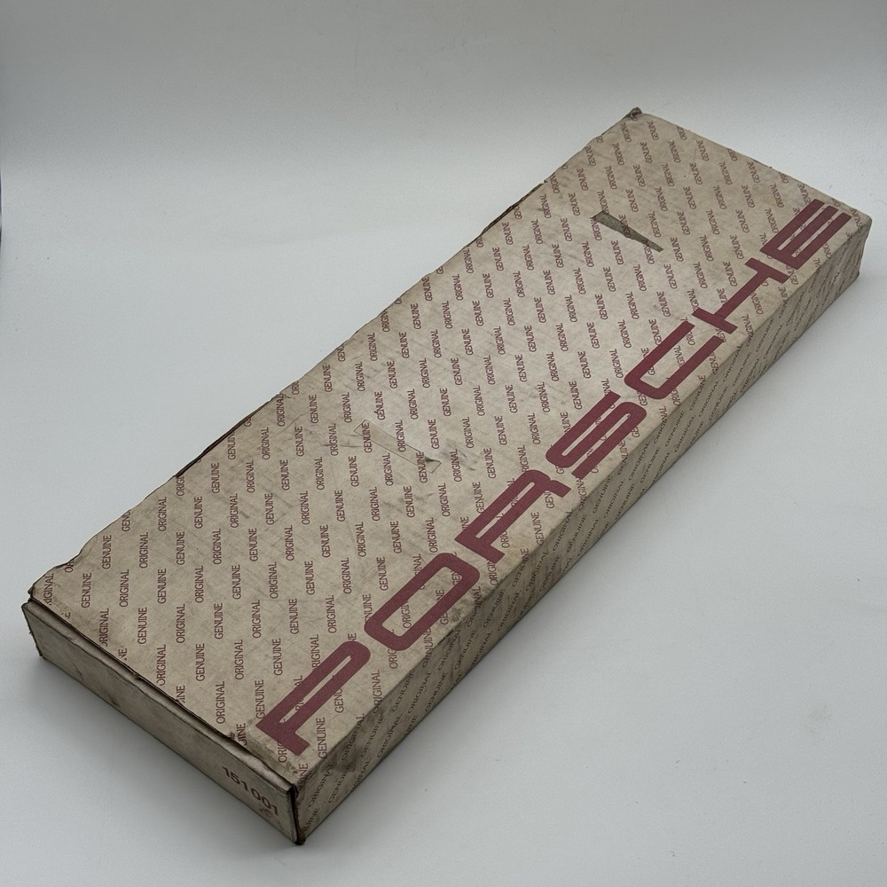 NOS Porsche 964 993 Targa Cabriolet Left Side Black Vinyl Sun Visor