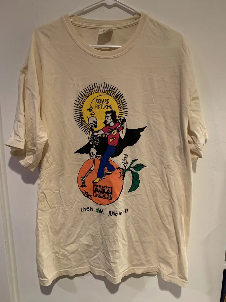 Vampire Weekend band Live In White Shirt Unisex Concert S to 5XL QA904