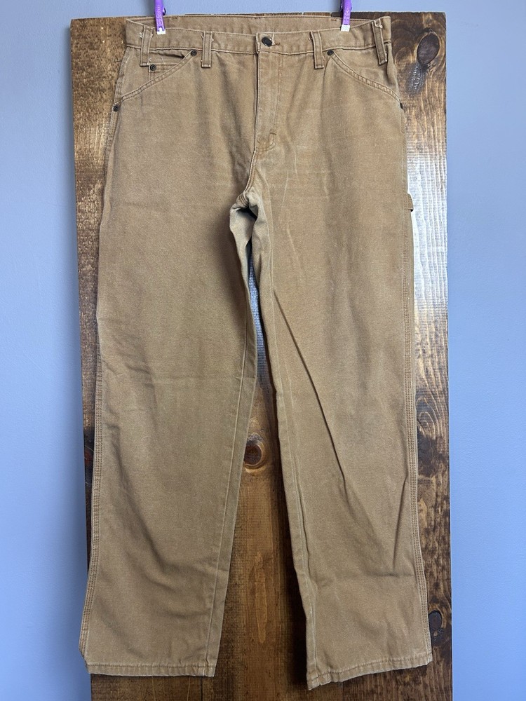 Vintage Dickies Y2K Relaxed Fit Carpenter Pants 33x32 Duck Canvas Dungaree