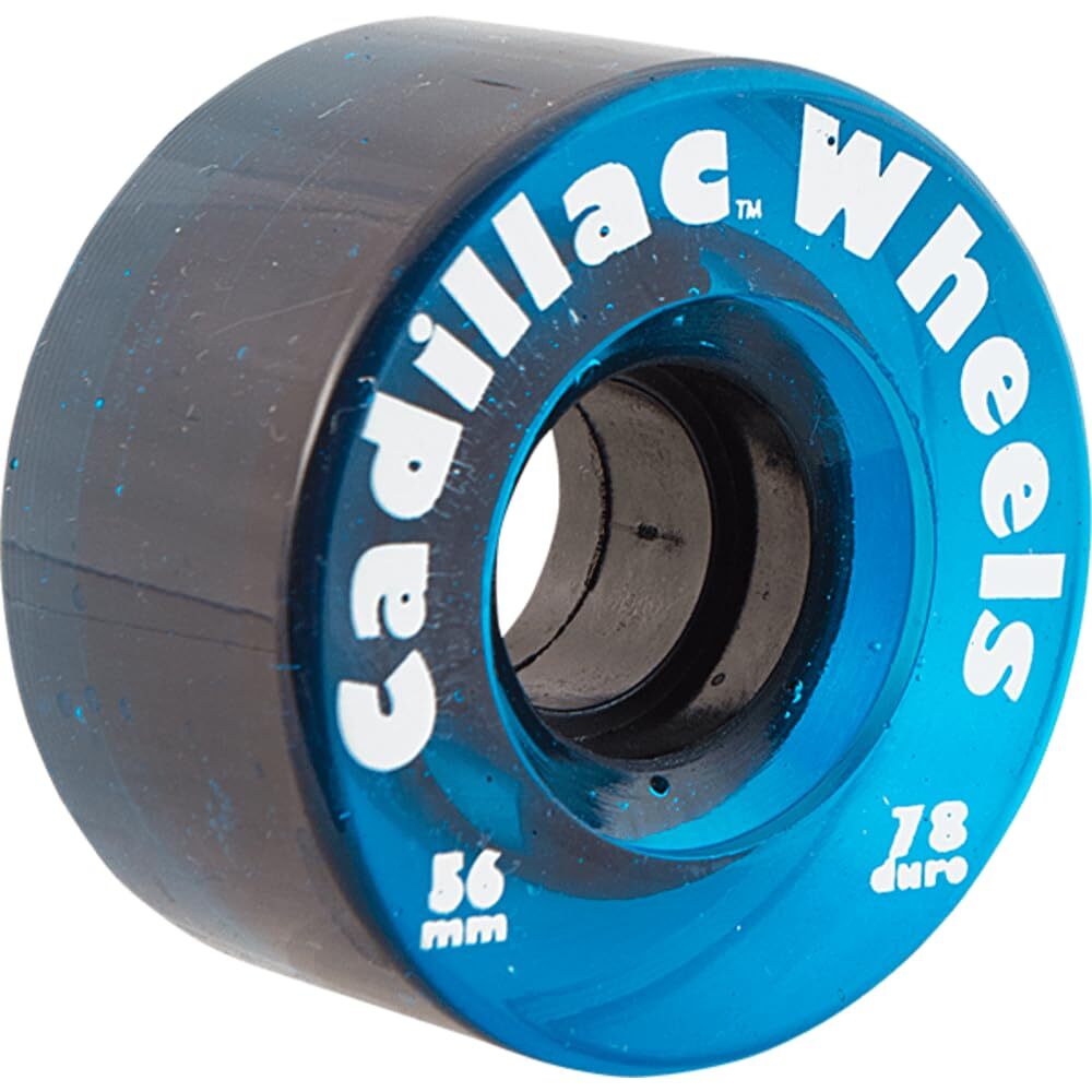 Cadillac 56mm Blue Skateboard Wheels (Set of 4)