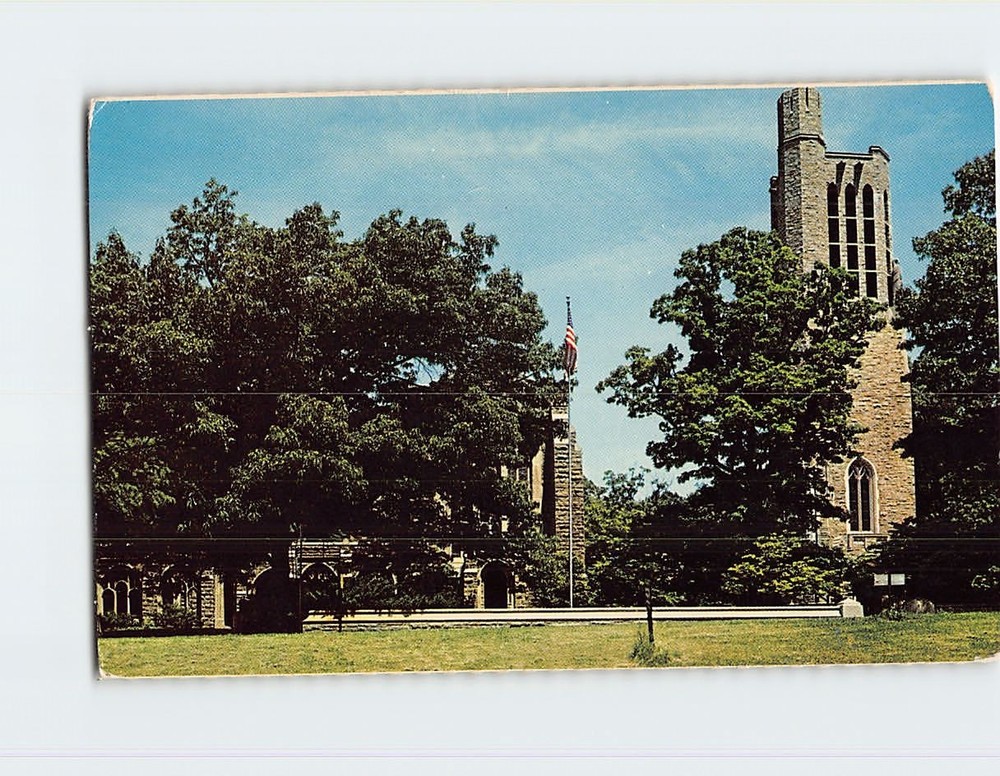 Postcard Washington Memorial Chapel & Bell Tower Valley Forge Pennsylvania USA
