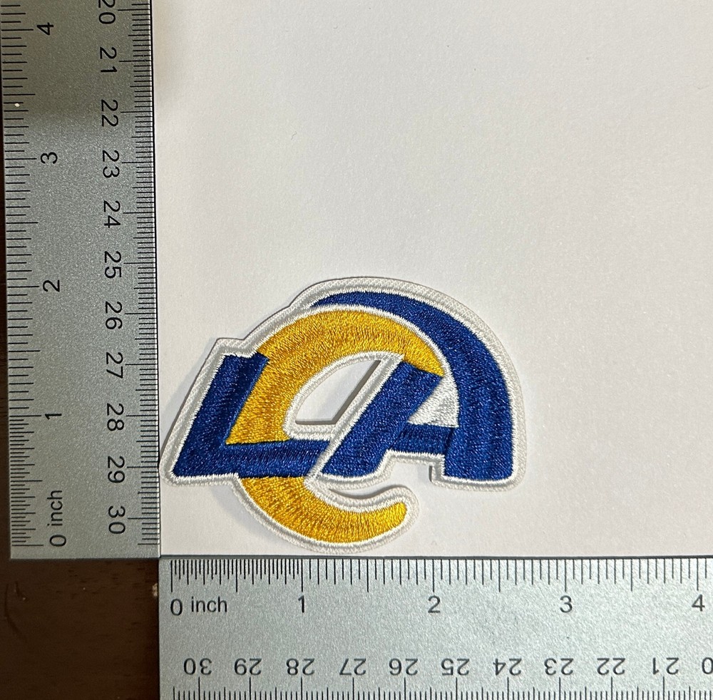 LOS ANGELES RAMS LOGO- Embroidered Iron on PATCH NFL FOOTBALL - MATTHEW STAFFORD