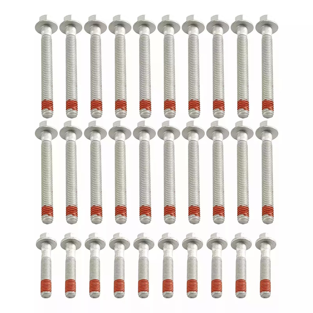 High-Strength Antirust Head Bolts for Cadillac Chevy Hummer GMC 4.8L 5.3L 5.7L 6.0L 6.2L Engines