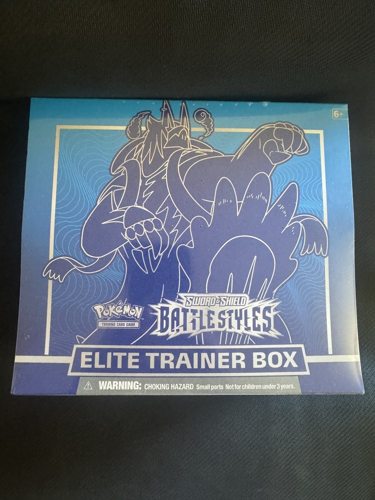 Pokémon TCG: Sword & Shield Battle Styles Blue Elite Trainer Box Sealed ETB