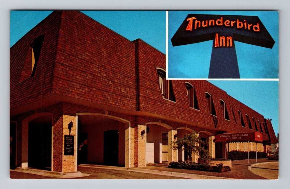 Augusta GA-Georgia Thunderbird Inn Vintage Postcard