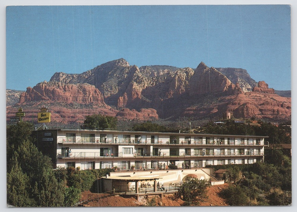 Sedona Arizona~Panorama Best Western Rondee~Continental Postcard