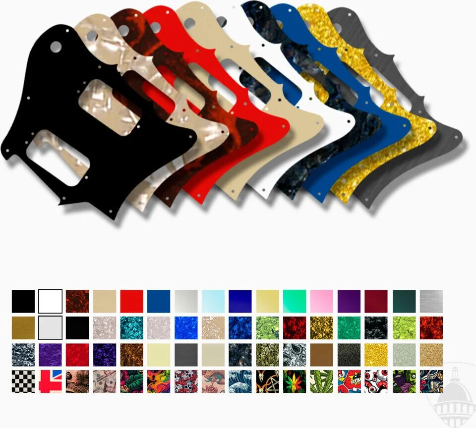 WD Custom Pickguard For Fender 2012-2013 Made In Mexico Pawn Shop Super-Sonic