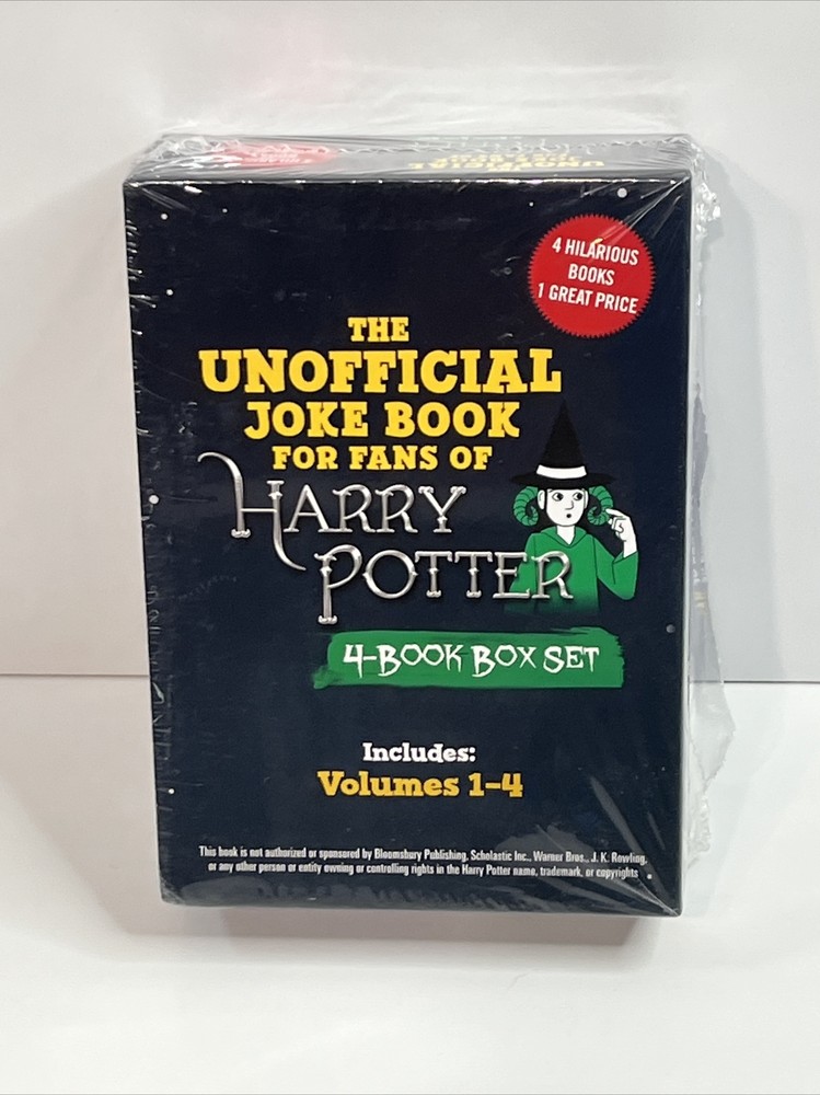 Unofficial Harry Potter Joke Book Set by Brian Boone – 4 Books Sealed