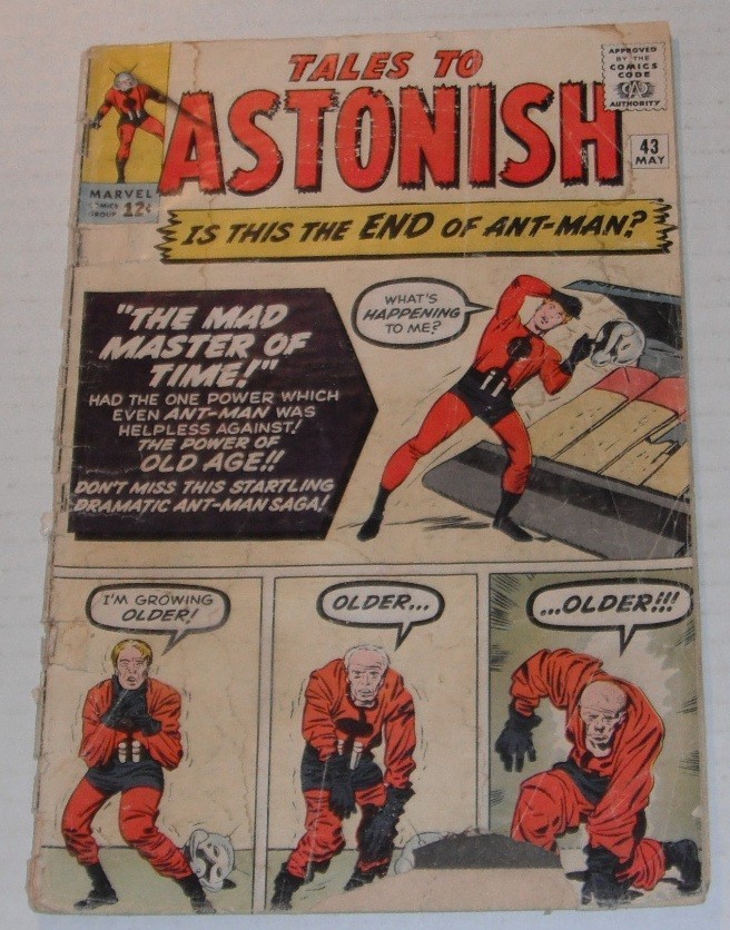 Tales To Astonish # 43...Fair-Good...1.5  grade...1963 comic--10th Ant-Man--ra