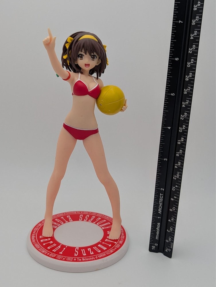 Haruhi Suzumiya EX Figure Endless Eight Swimsuit SEGA Prize Figure Loose