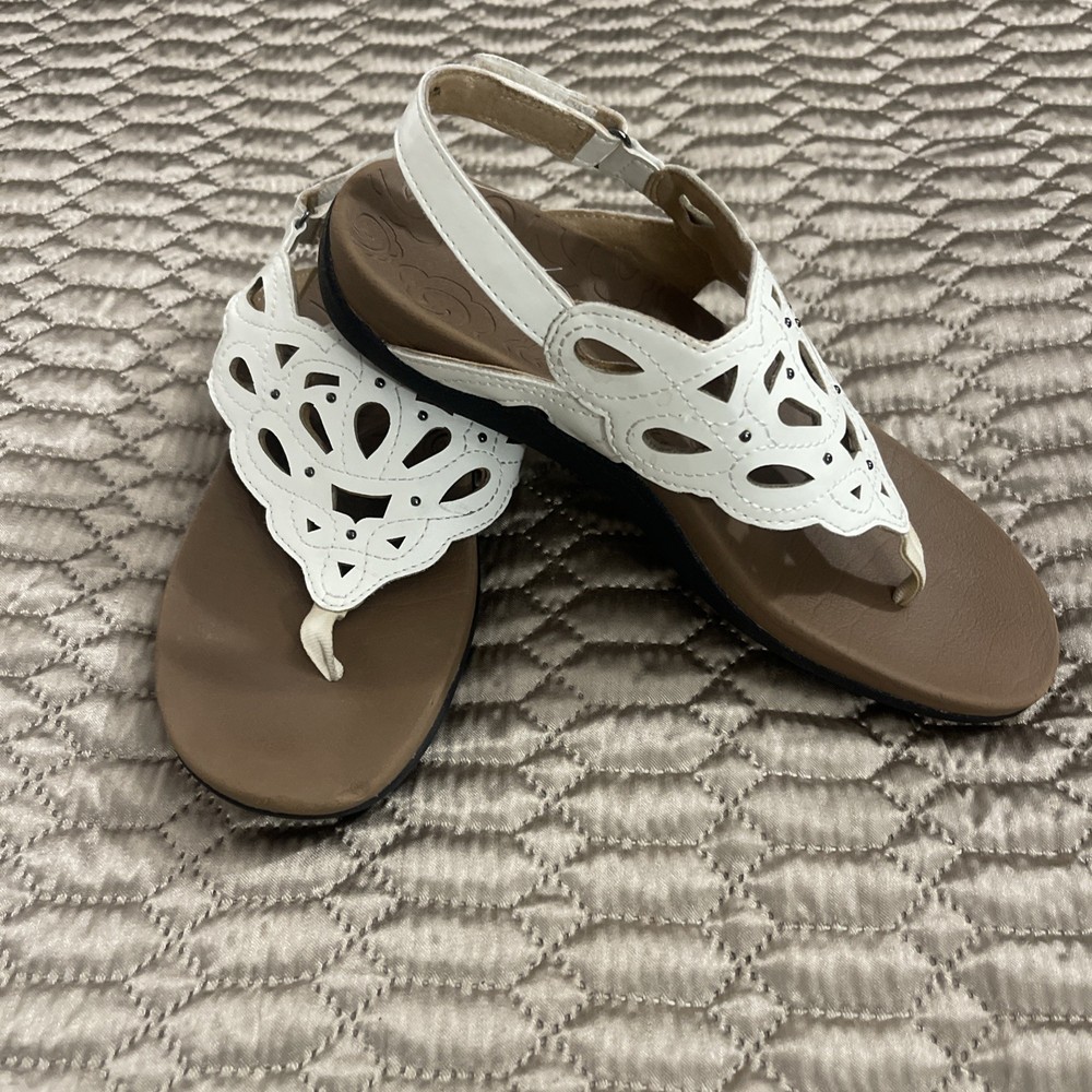 Rockport Women's Calia Sandal.  White Size 7 Excellent Condition