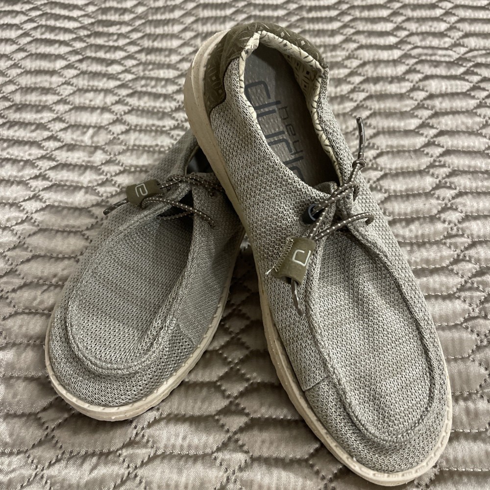 Hey Dudes Wendy Sox Women's 7. Tan Slip On Shoes. Excellent Condition