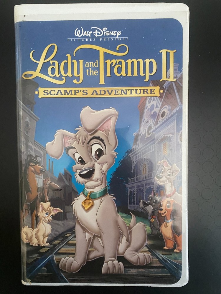 Lady and the Tramp II Scamp's Adventure VHS 2001 Disney Animation Family