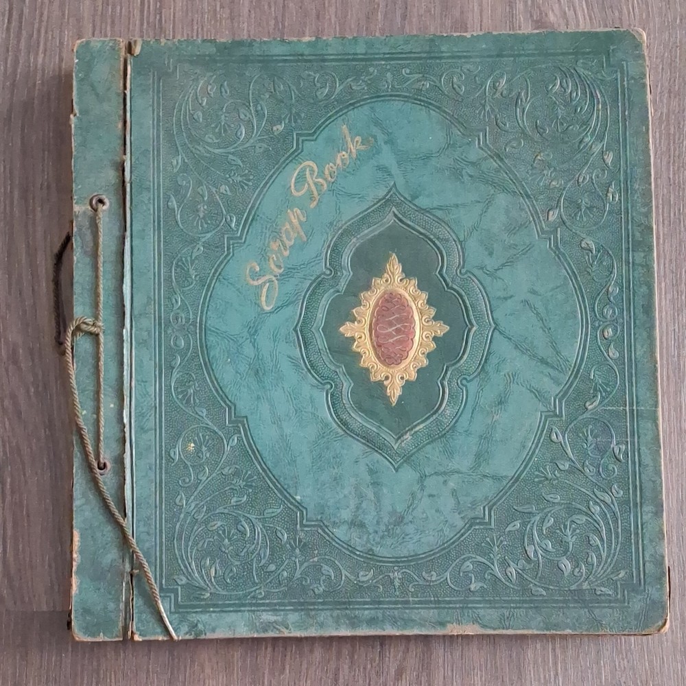 Vintage Baseball Scrapbook with Newspaper Clippings and Photos 1930s-40s