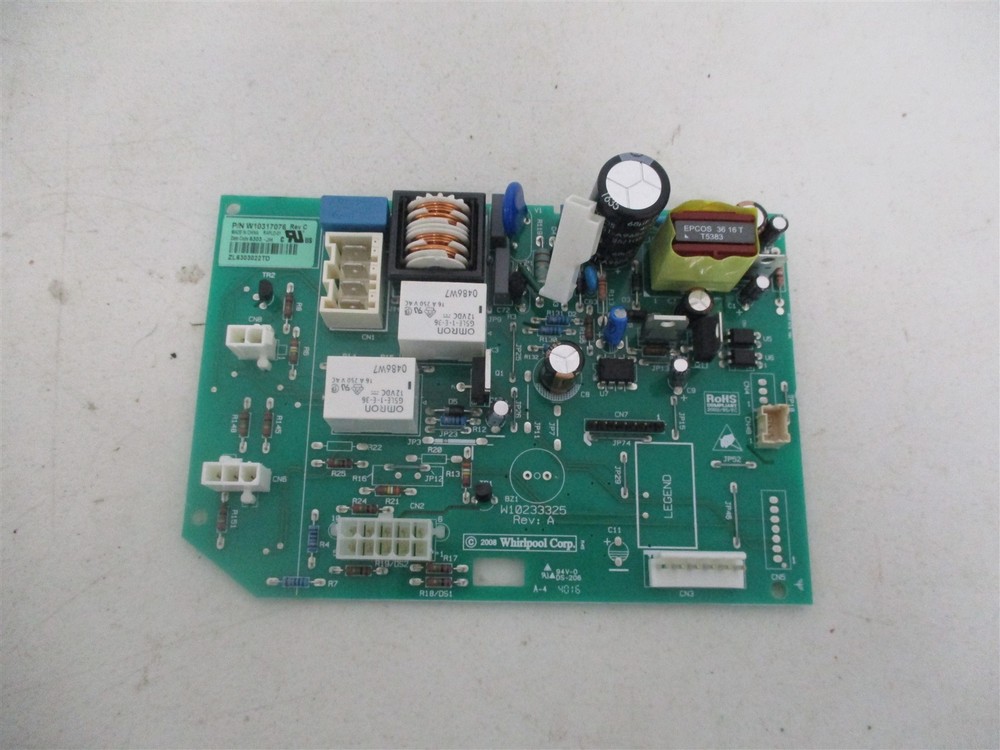Kitchenaid Refrigerator Control Board Part # W10317076