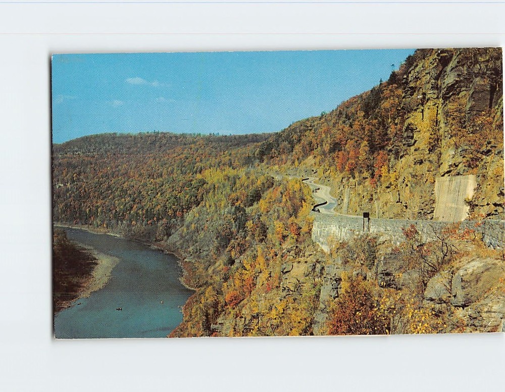 Postcard Hawks Nest Along Scenic Route 97 Sparrow Bush New York USA