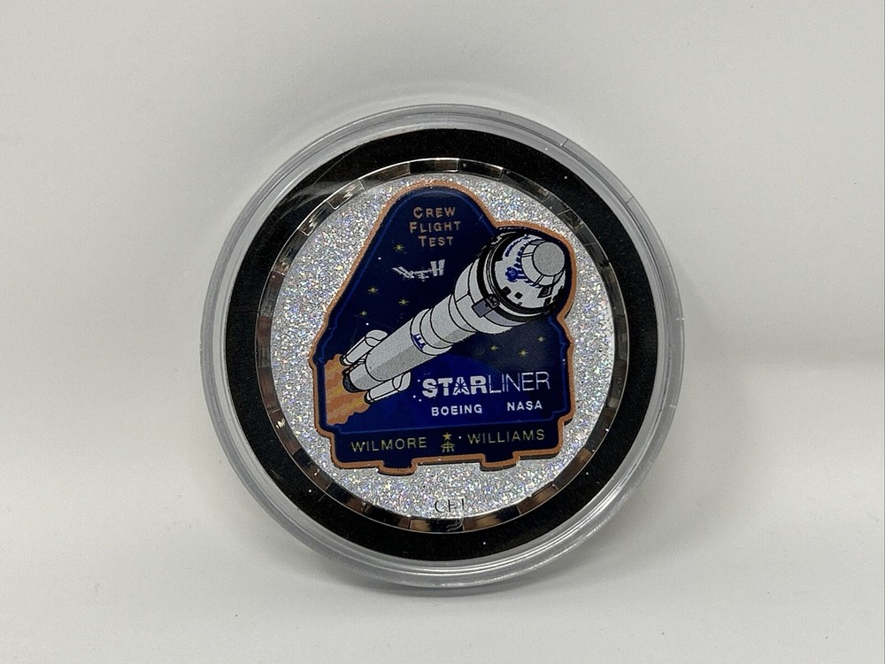 NASA Boeing Starliner Crew Flight Test Limited Run Stamped Coin 23/50
